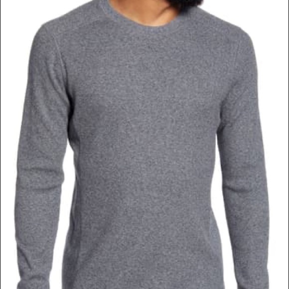 Vince Slim Fit Waffle Knit Long Sleeve T-Shirt